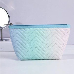 Makeup Brush Bag (blue/green)